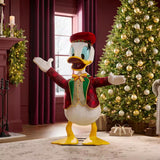 Disney 4 ft. Animated Interactive Holiday Daisy Duck with Motion Sensor and Sound