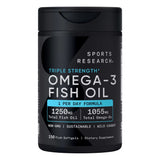 Sports Research Triple Strength Omega-3 Fish Oil, 150 Softgels