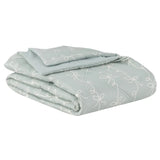 Berkshire Twin Microfiber Blanket Reversible Herringbone Down Alternative 66x96