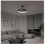 Artika Austin 23" LED Fandelier – Modern Flush Mount Ceiling Fan with Remote Control