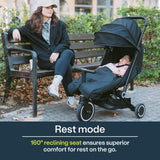 smarTrike Traveler Foldable Toddler Stroller Trike – Lightweight 4-in-1 Convertible Travel Stroller