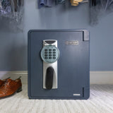 First Alert 2087DF-BD Waterproof Fire-Resistant Safe, 0.94 cu. ft., Digital Keypad