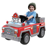 Paw Patrol Marshall 12V Fire Truck Ride-On Car 60-Min 66 lb Capacity Toy Vehicle