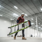 Little Giant MightyLite 5 ft Fiberglass Stepladder – 300 lb Type IA Platform Ladder