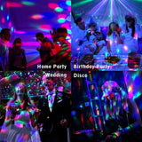 Christmas Snowflake Projector LED Moving Snowfall Laser Light Party Strobe Lamp