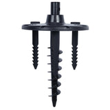 Lutec Outdoor LED Solar Post Light, Backyard Lamp, Black Yard Light