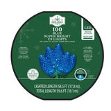 Holiday Time 100-Count LED Diamond-Cut C9 Christmas Lights 59.6 FT String Lights