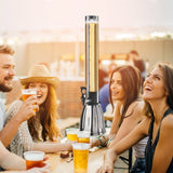 30" Oggi Beer & Beverage Tower, 3 qt Drink Dispenser with 2 Freezable Ice Tubes
