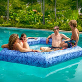 Tommy Bahama 8' Inflatable Water Hammock Set - 12" Inflatable Tubes Party Island