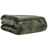 Life Comfort Ultimate Textured Throw, 60×70 Reversible 670 GSM Faux Fur Blanket