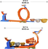 Hot Wheels Monster Trucks Loop and Flip Trophy Challenge Playset
