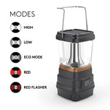 Duracell 5000L Tri-Powered LED Lantern, Rechargeable Camping Lantern with Solar