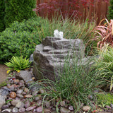 Liquid Art Mountain Spring Pondless 24" Tall Bubbler Fountain Kit