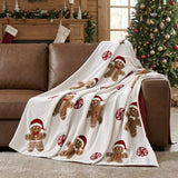 Evergrace Holiday Chenille Knit Throw Blanket – 60" × 70" Knit Holiday Gift