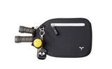 TESPORT 2-in-1 Convertible Black Pickleball Bag – Removable Paddle Sleeve, Shoe Compartment & Tote Design