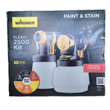 Wagner FLEXiO 2500 HVLP Paint & Stain Sprayer Kit, Electric Handheld with iSpray