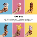 Ninja CREAMi Scoop and Swirl Ice Cream and Soft Serve Maker, 13 One-Touch Programs