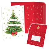 Holiday Christmas Greeting Cards Box Set, 40 Assorted 5x7 Envelopes Seals Bulk