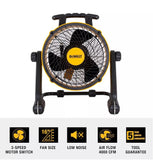DeWalt 16 Inch Drum Fan, 3-Speed Benchtop &amp; Hanging Shop Fan