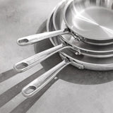 T-fal Tri-Ply Stainless Steel Cookware Set, 12-Piece, Induction Compatible