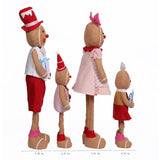 Member’s Mark 4-Piece Plush Gingerbread Family with Adjustable Heights