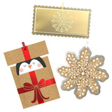 Holiday Gift Tags & Peel-and-Stick Labels, 250-Count Christmas Gift-Wrapping Set