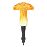 Infinity X1 6Ct Solar Glass Mushroom Landscape Accent Lights, 2 Set of 3 Lights