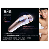 Braun Skin i-expert Pro 7 Smart IPL Women's Hair Removal System Kit with 3 Heads