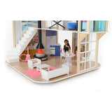 51" Carousel Cove Dollhouse, 360° Rotating, 4 Floors & 65 Accessories