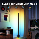 Govee Smart Floor Lamp 2, 60" RGBICWW LED Corner Lamp, 1725 lm Matter Compatible