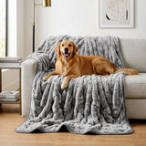 Canine Creations 60" × 70" Faux Fur Waterproof Pet Blanket & Furniture Protector