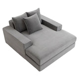 Sealy Calin Upholstered Foam Lounger – Oversized Plush Lounge Chair with Pocket Coil Support