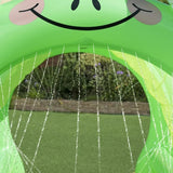 H2OGO! Giant Inflatable Froggy Fun Sprinkler Tunnel for Kids Ages 2+, Outdoor Water Play Sprinkler Toy