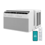 Midea 12,000 BTU Smart Inverter U-Shaped Window Air Conditioner with MShield Air Ionizer, WiFi, Matter & Voice Control