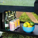 Permasteel 120-quart Galvanized Steel Rolling Cooler with Cover - Party Cooler