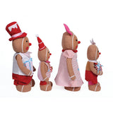 Member’s Mark 4-Piece Plush Gingerbread Family with Adjustable Heights