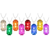Member’s Mark 8-Piece Faceted Jewel LED Light Set, 7' Multicolor Lighted Length