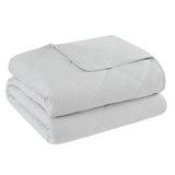 Pem America Cooling Blanket - Reversible Nylon Spandex 92" x 98" Soft Quilt