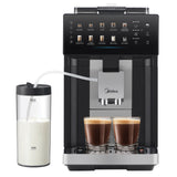 Midea 10-in-1 Fully Automatic Espresso Machine – Grinder, Milk Frother, 15-Bar Pump & 10 One-Touch Options