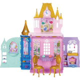 Disney Princess Close & Carry Castle Playset Portable Foldable 5 Play Areas 20pc