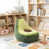 Avocado Lounge Chair for Kids – Ultra Soft Faux Fur Foam Bean Bag Chair