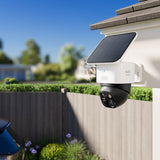 eufy Security SoloCam S340 Pan/Tilt Solar Camera + Video Doorbell E340 Dual-Camera Bundle