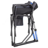 Mac Sports Rock n Lock Director Chair – Folding Camping Chair with Rocking Function
