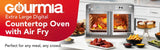 Gourmia XL 13-in-1 French Door Countertop 43 L Air Fryer with Temperature Probe
