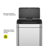 EKO 13.2 Gal 50L Motion Sensor Trash Can Stainless Steel Touchless Kitchen Can