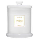 Bellevue Luxury 11 oz Scented Soy Blend Glass Candle with Lid, 4-Pk Soy Wax Set