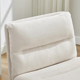 Elle Decor Gracie Criss-Cross Wide Office Chair - Luxury Fabric Relaxation Chair