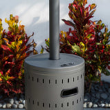 Fire Sense Commercial 50,000 BTU Propane Patio Heater with Electronic Ignition, Graphite
