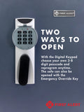 First Alert 2087DF-BD Waterproof Fire-Resistant Safe, 0.94 cu. ft., Digital Keypad