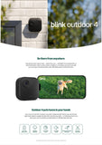 Blink Whole Home Security Camera Bundle – Doorbell, 3 Cameras & Pan-Tilt Camera